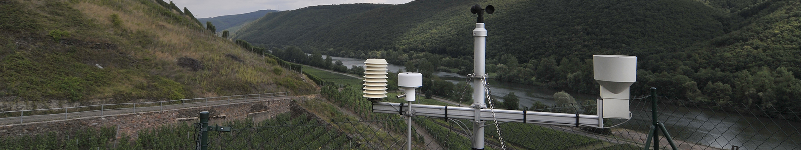Wetterstation mit Blick auf die Mosel © Dienstleistungszentren Ländlicher Raum